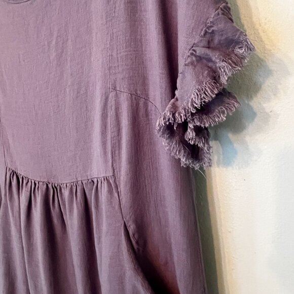 Umgee Linen Casual Dress - Picture 9 of 11